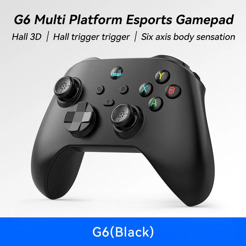 G6 — Controle Gamer Sem Fio com Hall Effect