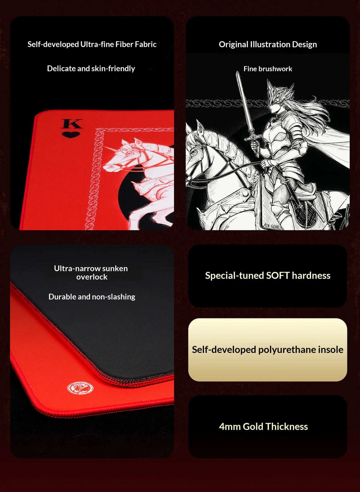 ATK Warhorse — Mouse Pad Gamer 4mm