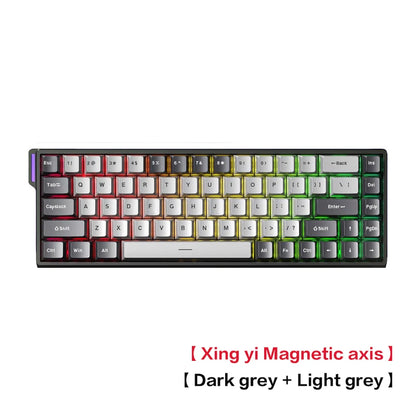 Teclado Mecânico Gamer AULA WIN 68 HE – Eixo Magnético (Magnetic Axis), Rapid Trigger (RT), Taxa de Sondagem de 8K e Hot-Swappable para Alta Performance