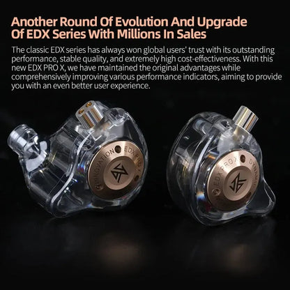 KZ EDX Pro X — Fone In-Ear com Microfone