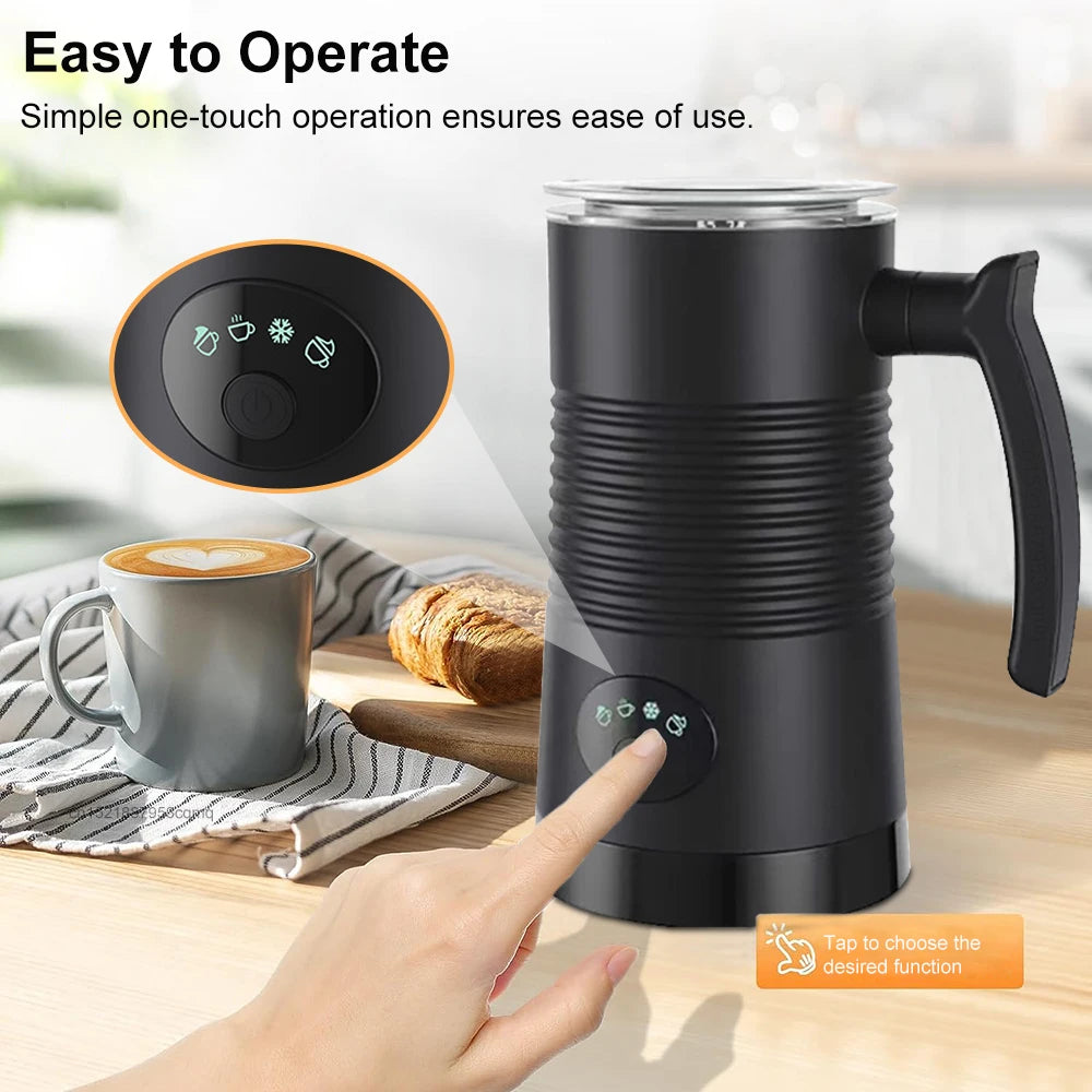 Espumador e Aquecedor de Leite Automático raugee 4 em 1 6500 RPM 220V