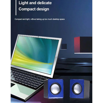 Caixa de Som USB 2.0 para PC — Estéreo Compacta