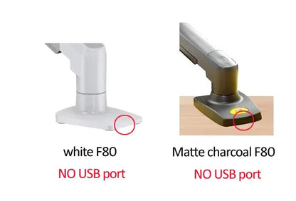 Suporte Articulado para Monitor com Pistão a Gás NB F80 (17" a 30")