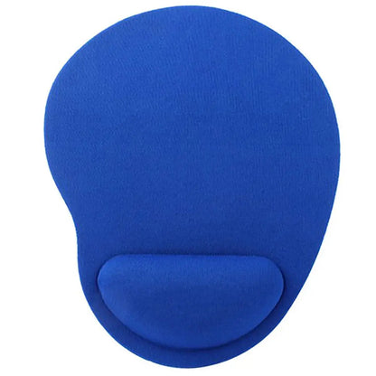 Mousepad ergonômico com apoio de pulso, confortável e antiderrapante, para PC e laptop.