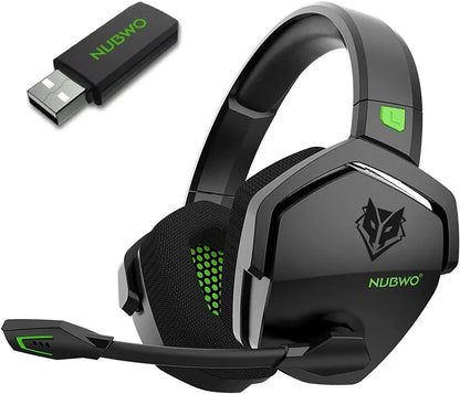 NUBWO G06 — Headset Gamer Sem Fio 2.4GHz + Bluetooth 5.3