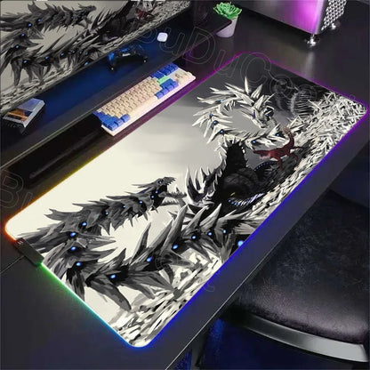 Desk Mat RGB Gamer — Mouse Pad XXL com Iluminação LED