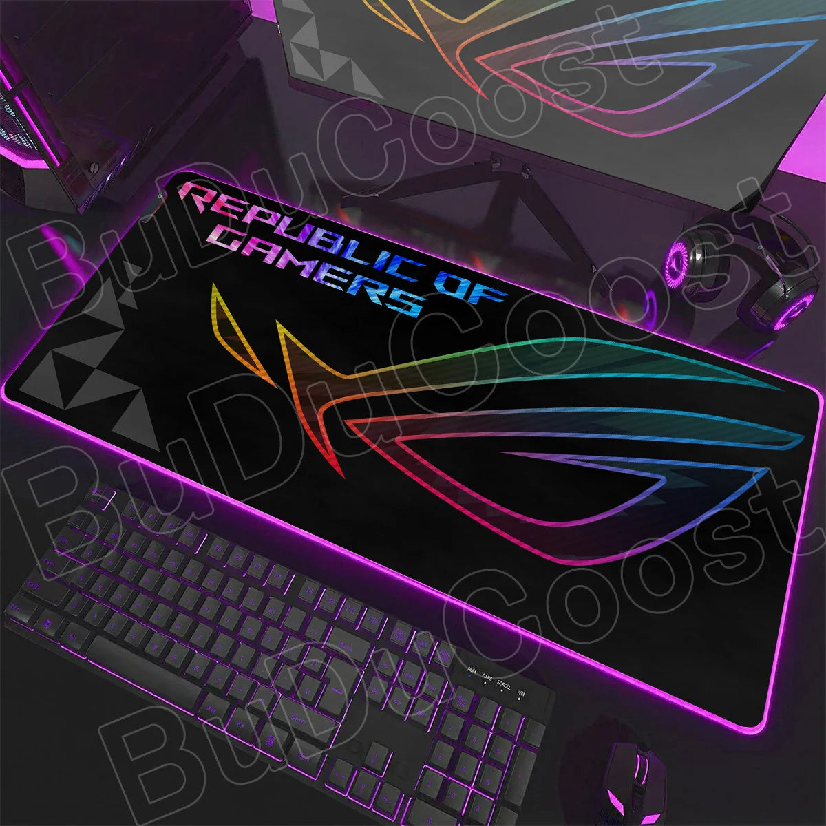 BuDuCoost — Desk Mat RGB Gamer 3 mm