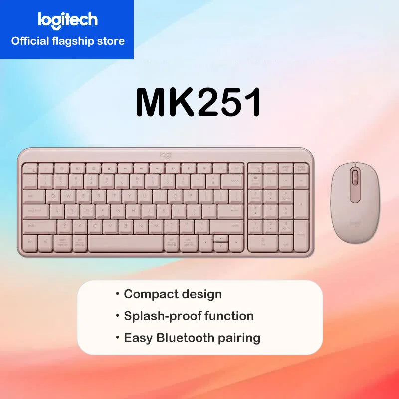 Logitech MK251 — Teclado e Mouse Sem Fio