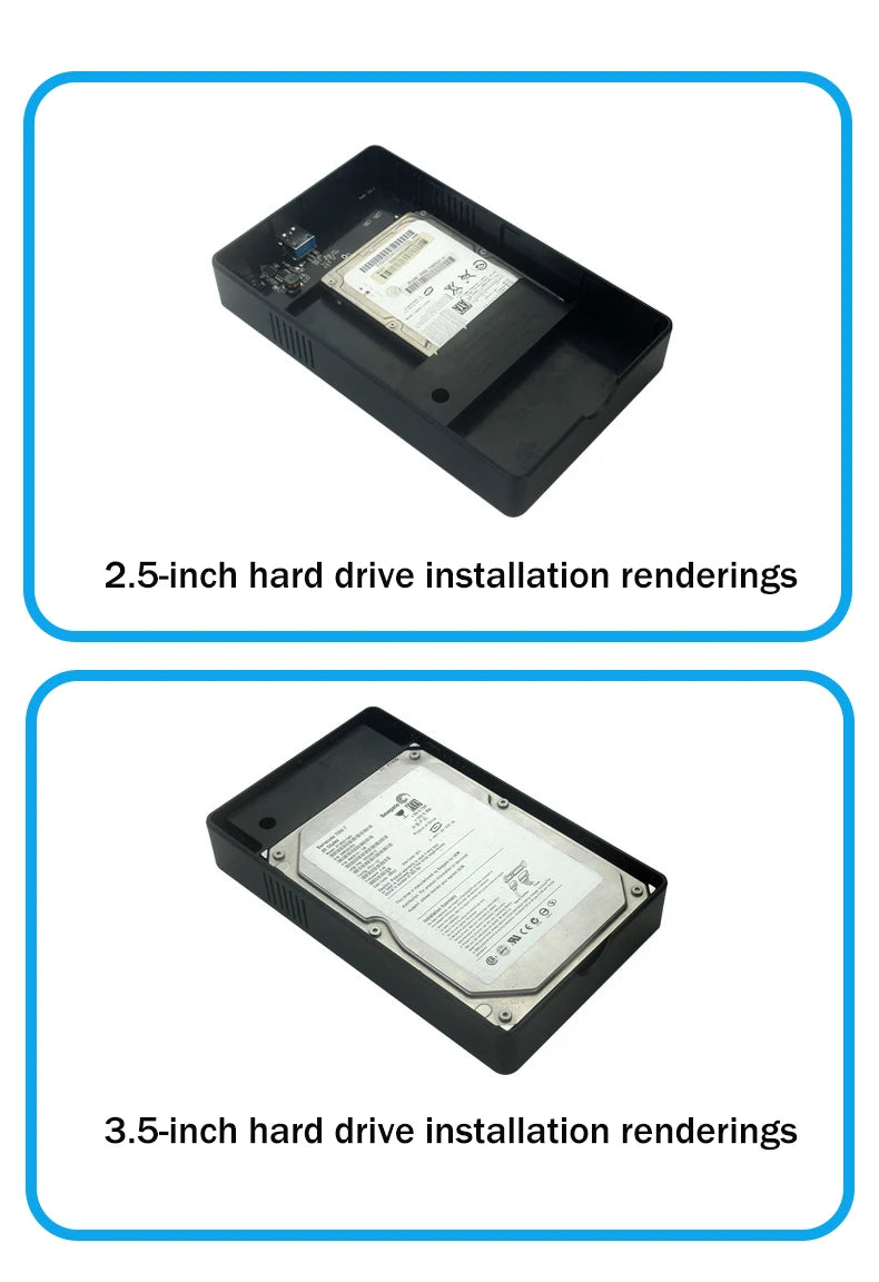 Case SATA para HDD e SSD — USB 3.0