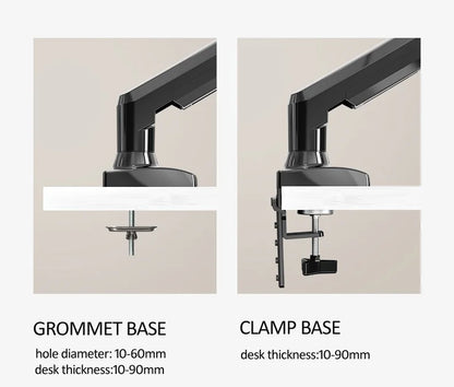 Suporte Articulado para Monitor com Pistão a Gás NB F80 (17" a 30")