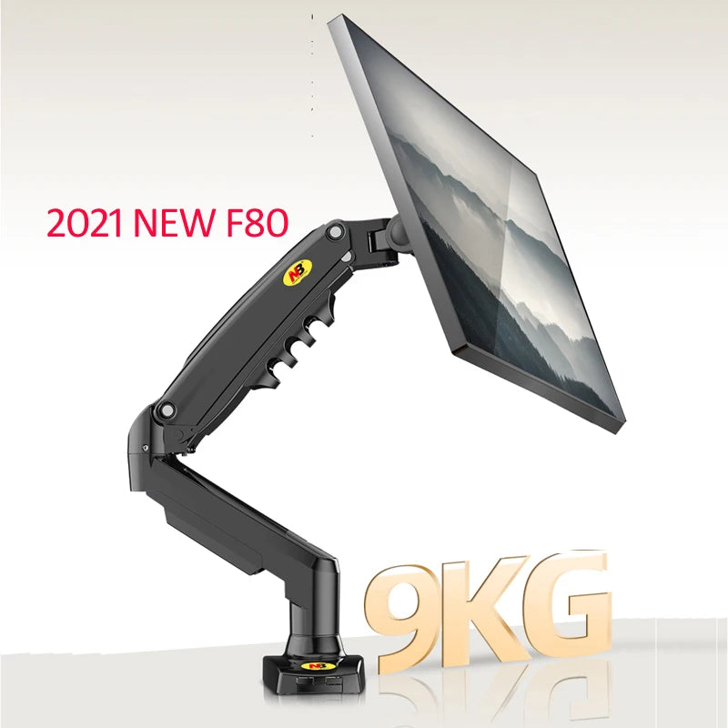 Suporte Articulado para Monitor com Pistão a Gás NB F80 (17" a 30")