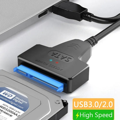 SATA para USB 3.0 — Cabo Adaptador