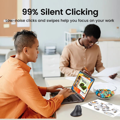 UGREEN — Mouse Vertical Ergonômico Sem Fio 4000 DPI