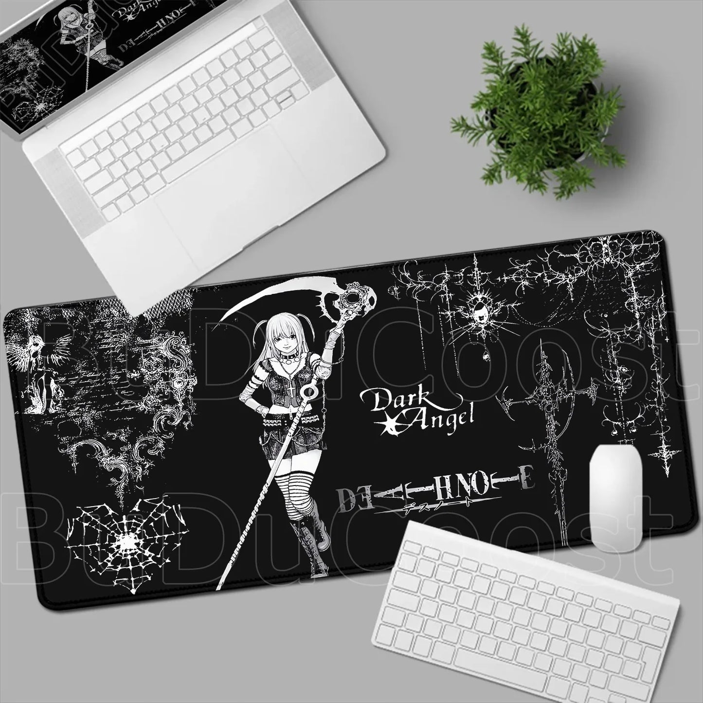 Mouse Pad Gamer Death Note – Light Yagami & Misa Amane XXL Speed