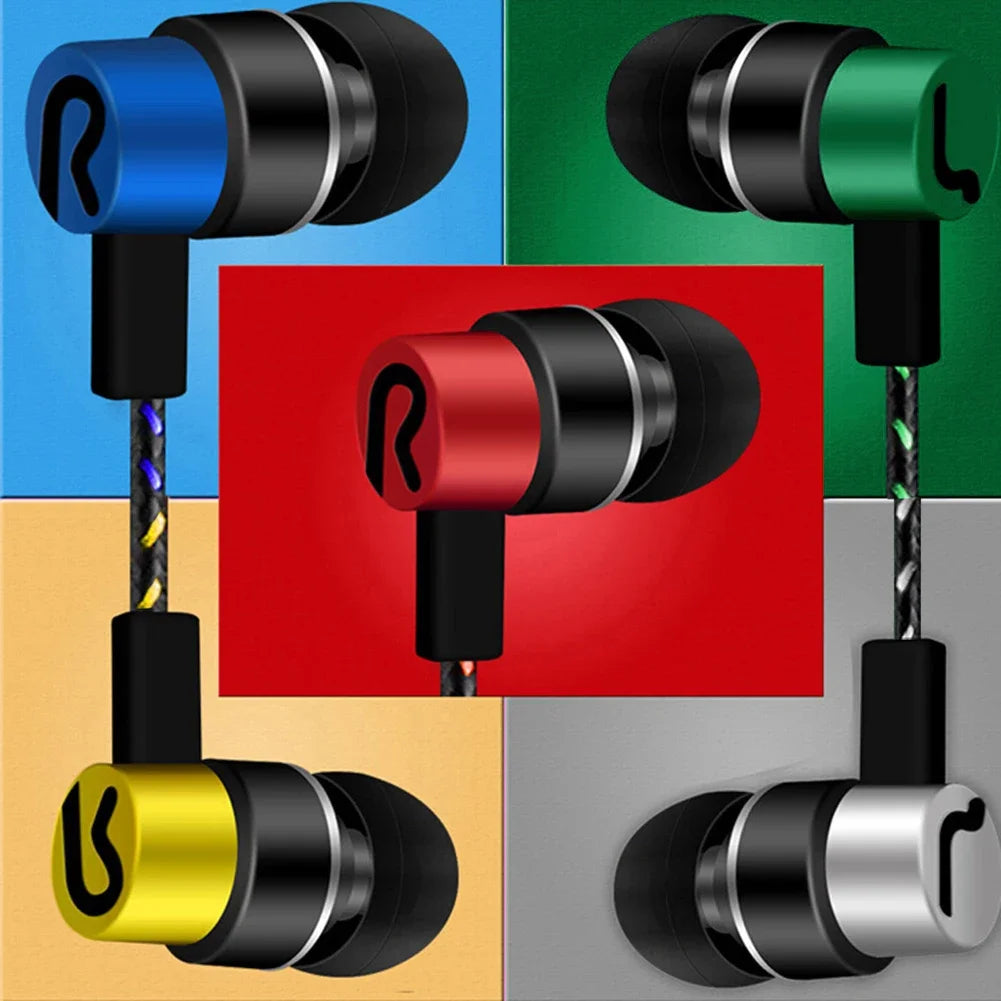 Fone de Ouvido Intra-Auricular Miwayer P2 (3.5mm) – Fone de Ouvido Com Fio, Isolamento Acústico Passivo e Graves Reforçados para Smartphones e PCs
