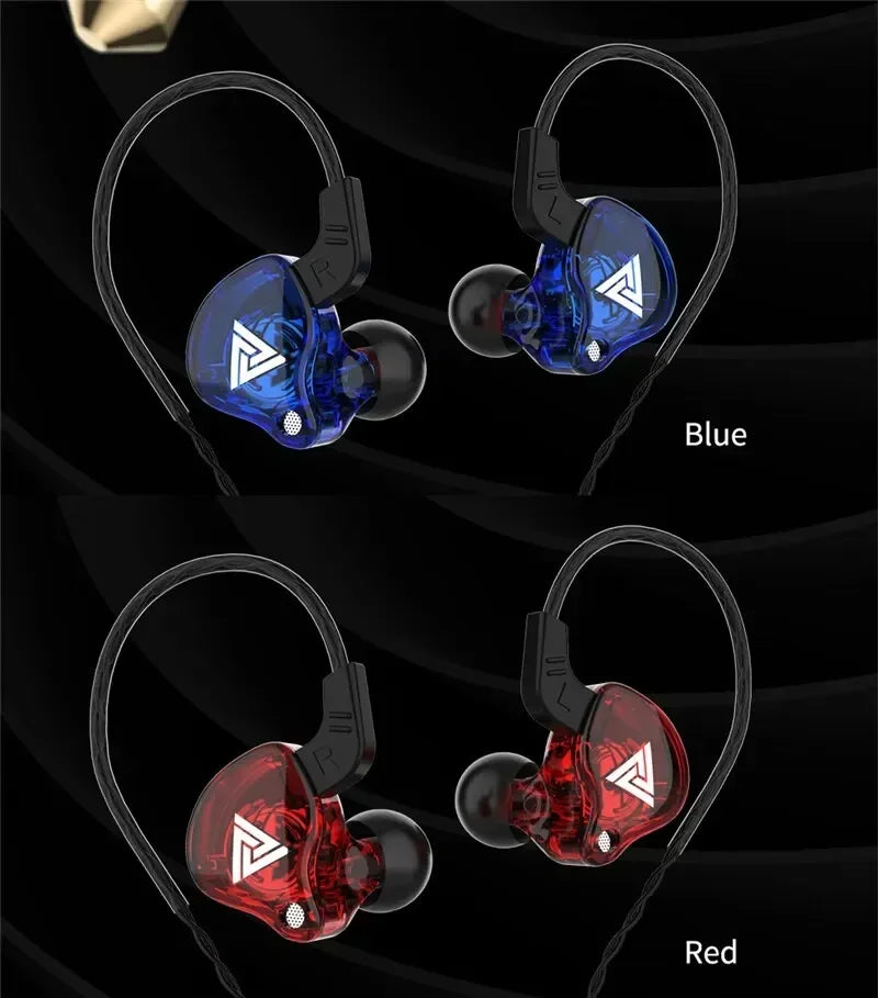 Fone de Ouvido QKZ AK6 com Microfone, Driver Dinâmico e Plugue P2 3,5 mm
