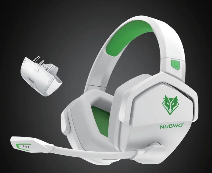 NUBWO G06 — Headset Gamer Sem Fio 2.4GHz + Bluetooth 5.3
