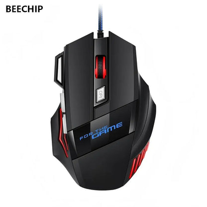 Mouse Gamer RGB 5500 DPI — 7 Botões