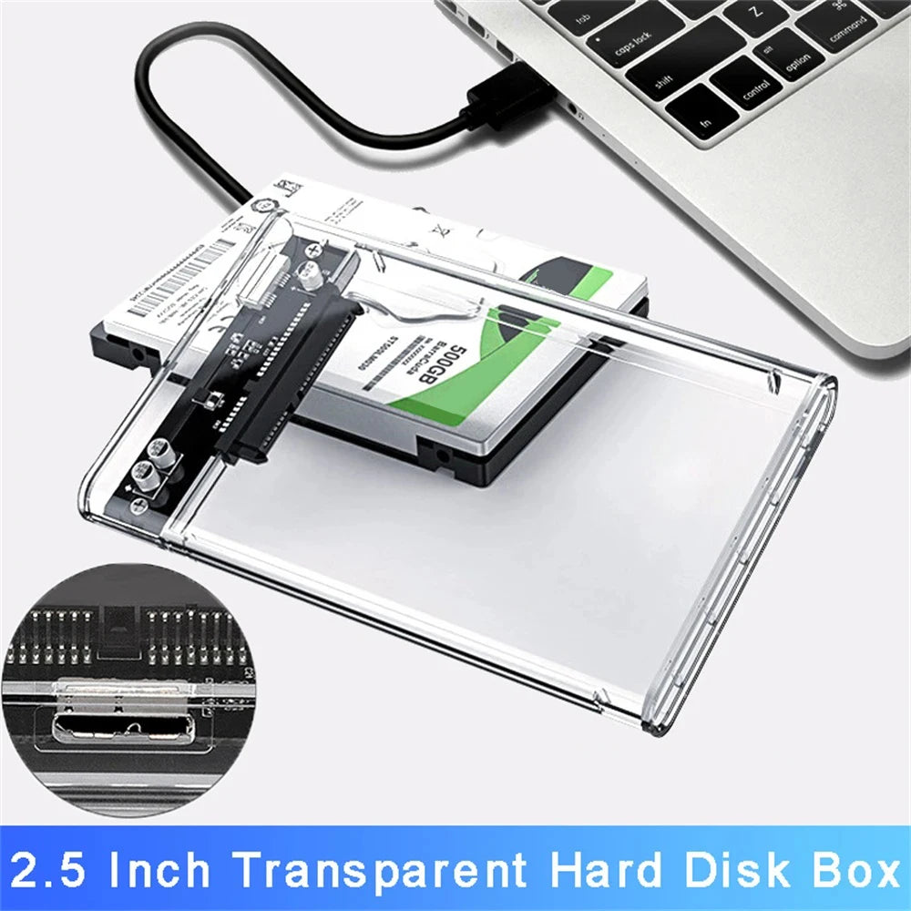 Congdi — Case Externo USB 3.0 para HDD e SSD SATA 2,5”