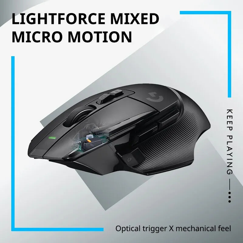 Mouse Gamer Logitech G502 X com 25.600 DPI, 13 Botões e Switches LIGHTFORCE