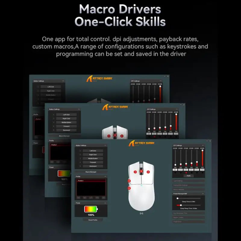 Attack Shark X11 — Mouse Gamer Tri-Mode