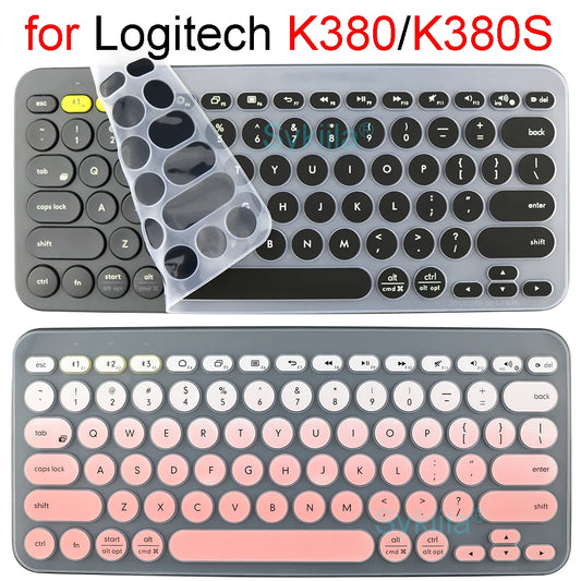 Capa de Silicone para Logitech K380/K380S — Proteção para Teclado