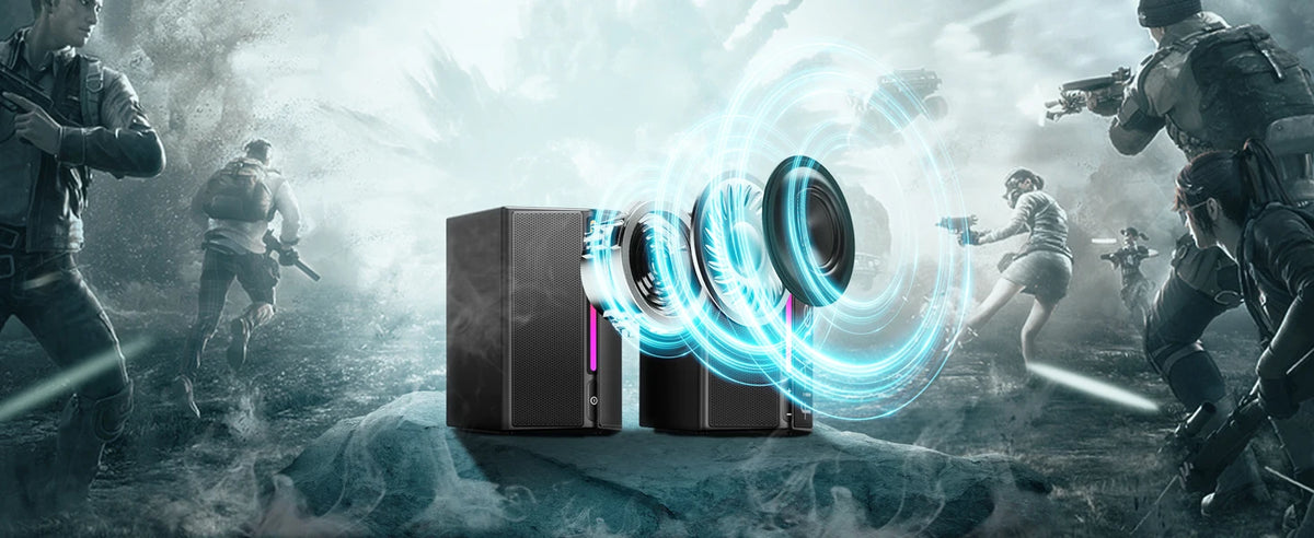 FIFINE A20 — Caixa de Som USB 2.0 com RGB