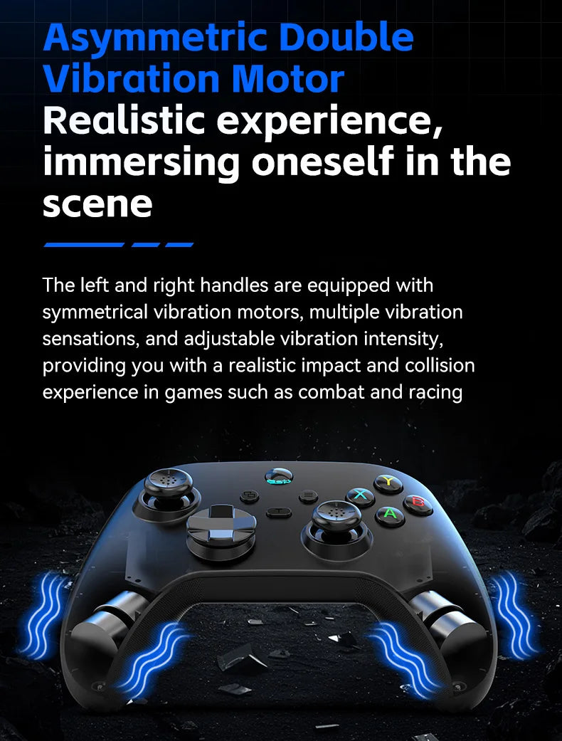 G6 — Controle Gamer Sem Fio com Hall Effect
