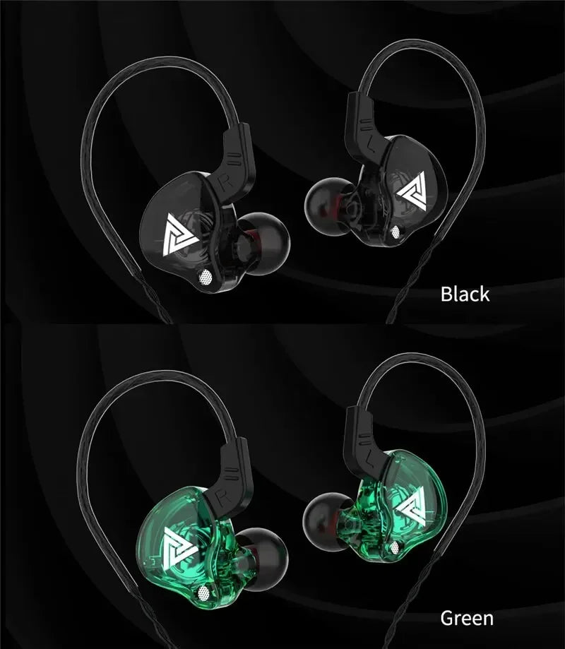 Fone de Ouvido QKZ AK6 com Microfone, Driver Dinâmico e Plugue P2 3,5 mm