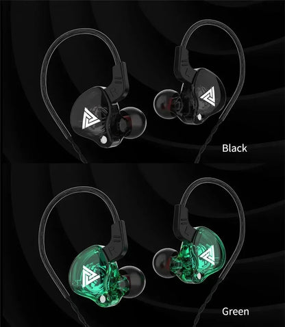Fone de Ouvido QKZ AK6 com Microfone, Driver Dinâmico e Plugue P2 3,5 mm