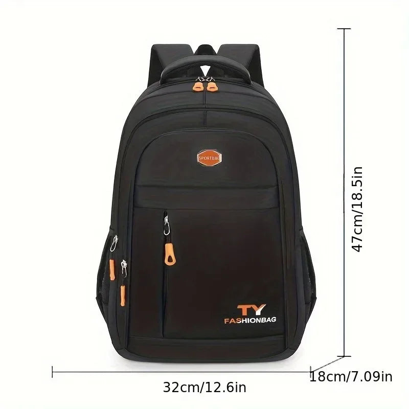 Mochila Masculina Casual Impermeável – Grande Capacidade e Compartimento para Notebook
