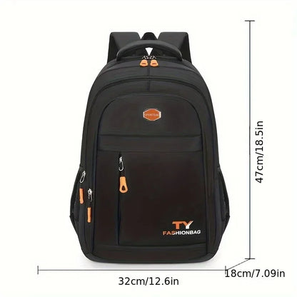 Mochila Masculina Casual Impermeável – Grande Capacidade e Compartimento para Notebook