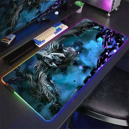 Desk Mat RGB Gamer — Mouse Pad XXL com Iluminação LED