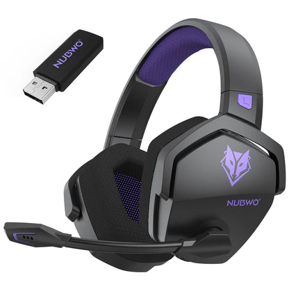 NUBWO G06 — Headset Gamer Sem Fio 2.4GHz + Bluetooth 5.3