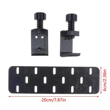 Painel Pegboard Lateral para Mesa (Sem Furos) – Organizador de Borda com Ganchos