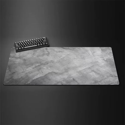 Mouse Pad Desk Mat Minimalista Cinza XXL – Superfície Control e Costura Reforçada