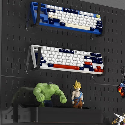 Painel Pegboard Organizador de Parede Modulável – Suporte para Cozinha, Garagem, Quarto e Artesanato