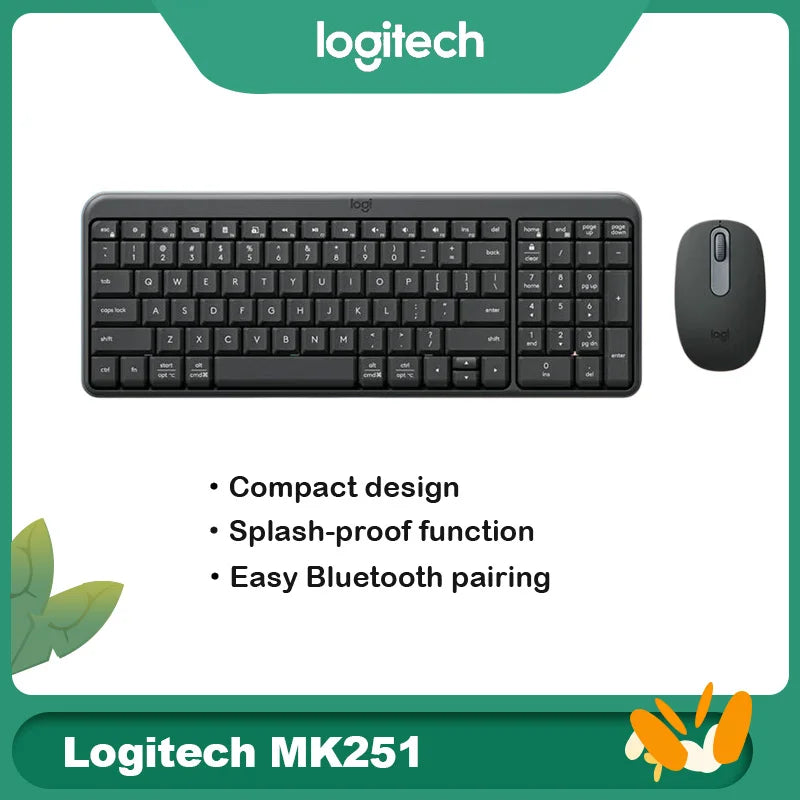 Logitech MK251 — Teclado e Mouse Sem Fio