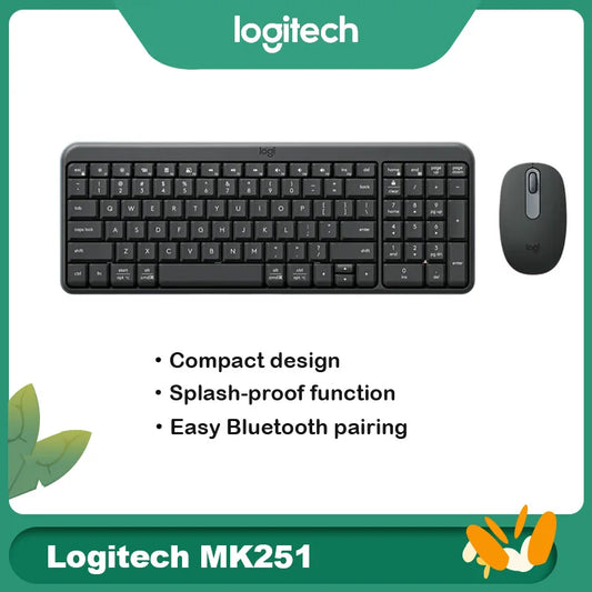 Logitech MK251 — Teclado e Mouse Sem Fio