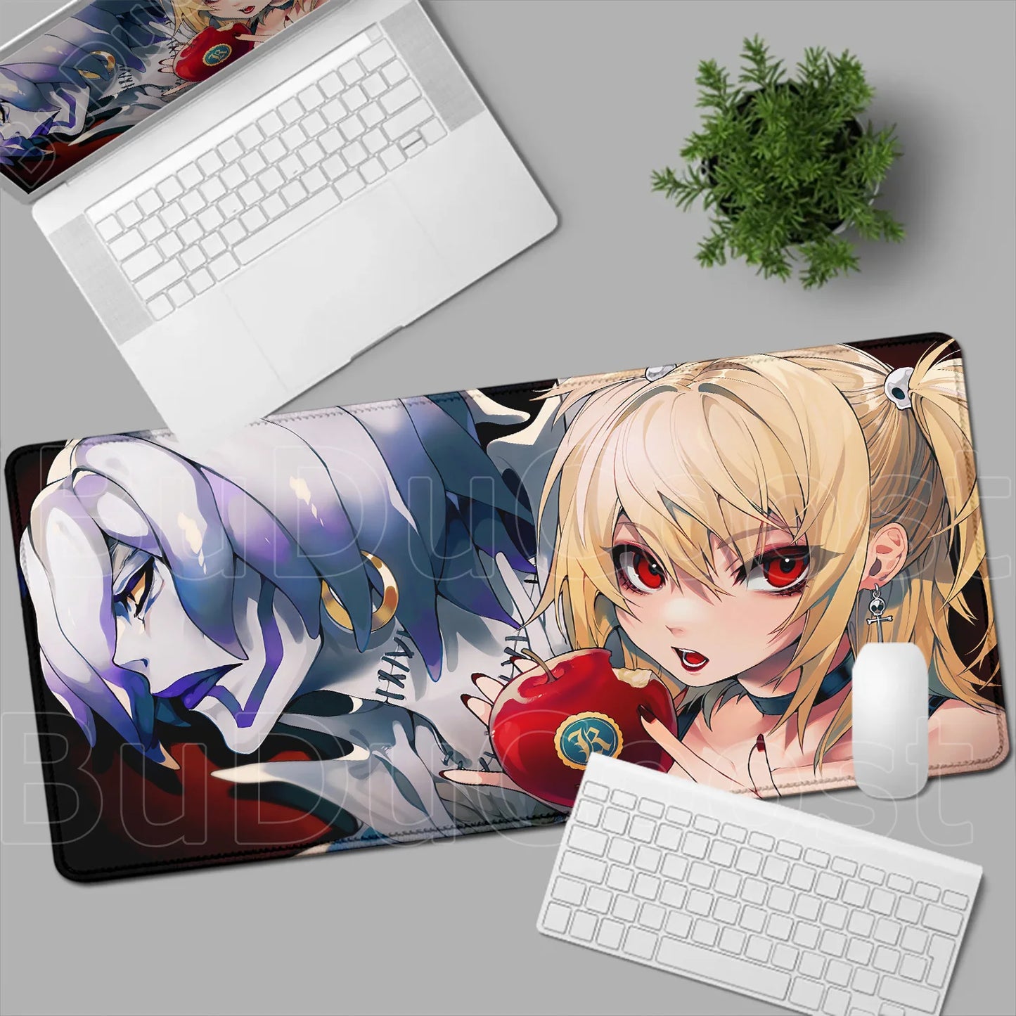 Mouse Pad Gamer Death Note – Light Yagami & Misa Amane XXL Speed