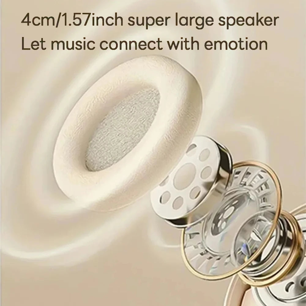 Kebidumei — Headset Gamer Bluetooth 5.3 com ANC