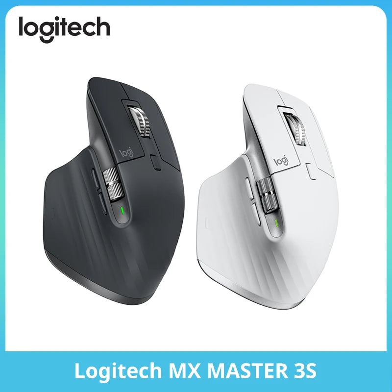 Mouse Sem Fio Logitech MX Master 3S Bluetooth com 8.000 DPI e Rolagem MagSpeed