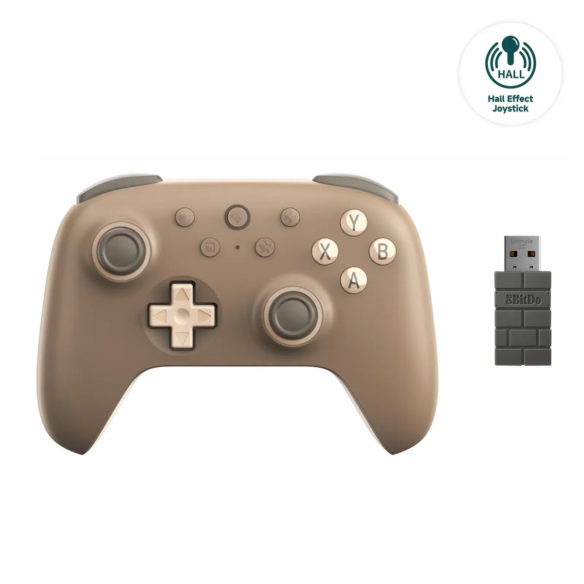Controle Gamer 8BitDo Ultimate 2C Sem Fio 2.4G com Hall Effect para PC