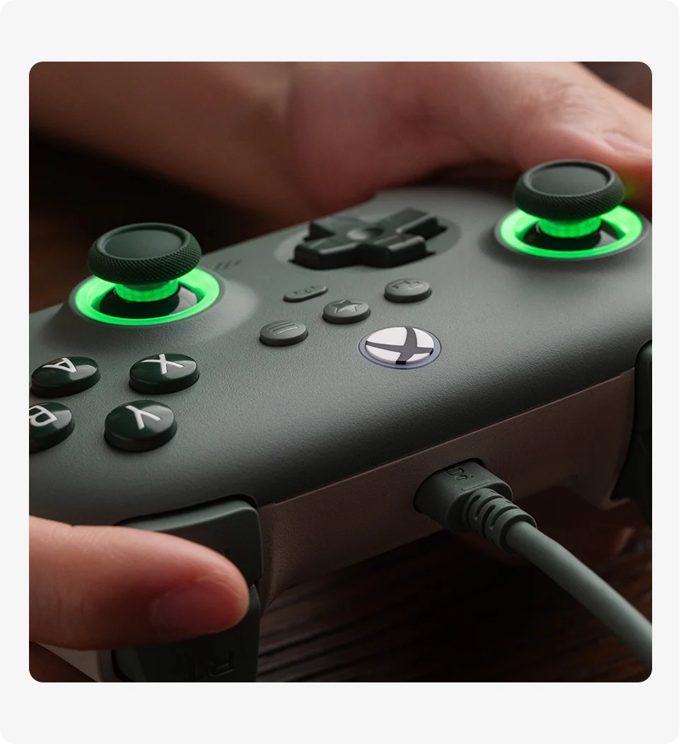 8BitDo Ultimate C — Controle Gamer com Fio para Xbox