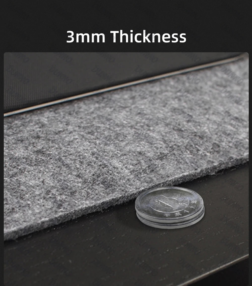 Mouse Pad Premium em Feltro de Lã XXL – Desk Mat Minimalista com Base Antiderrapante