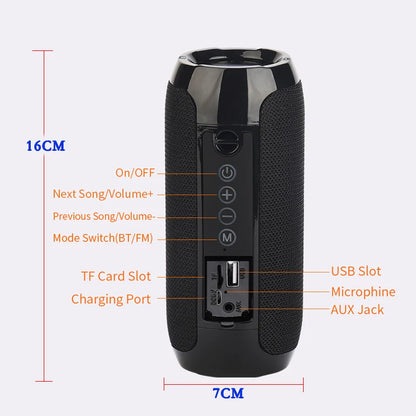 Caixa de Som Bluetooth T&G TG117 10W