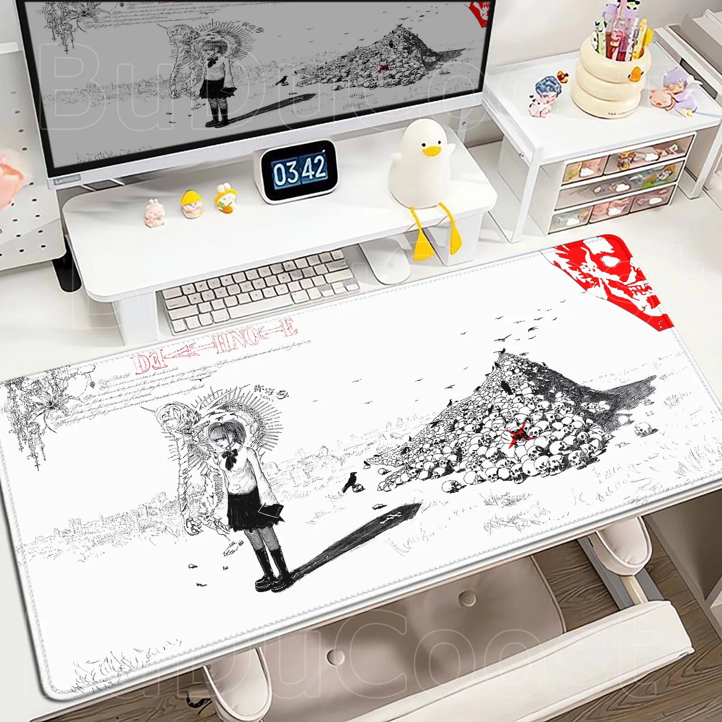 Mouse Pad Gamer Death Note – Light Yagami & Misa Amane XXL Speed