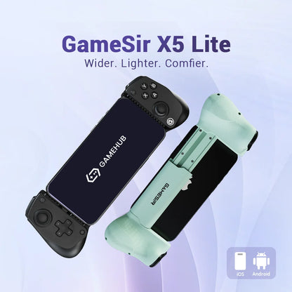 Controle Gamer Mobile GameSir X5 Lite USB-C com Hall Effect para Android e iPhone