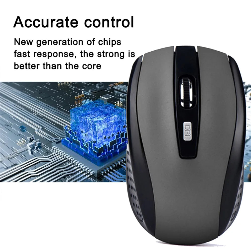Mouse Sem Fio 2.4G Kebidumei — 1200 DPI