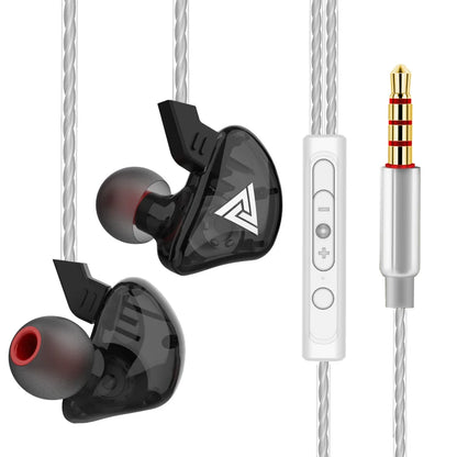 Fone de Ouvido QKZ AK6 com Microfone, Driver Dinâmico e Plugue P2 3,5 mm